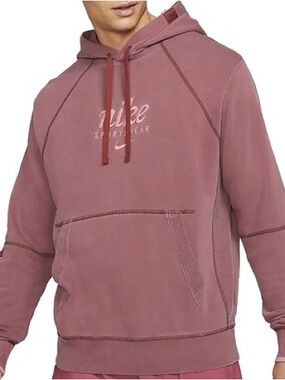 Mens Nike Sportswear French Terry Sweet Beet Hoodie Size Large